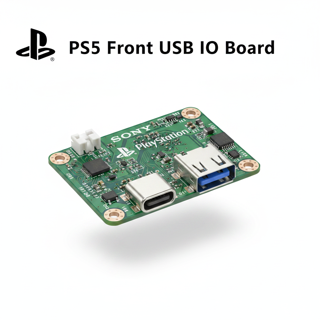 Front USB-C & USB-A IO Board Replacement for Sony PlayStation 5 (PS5)