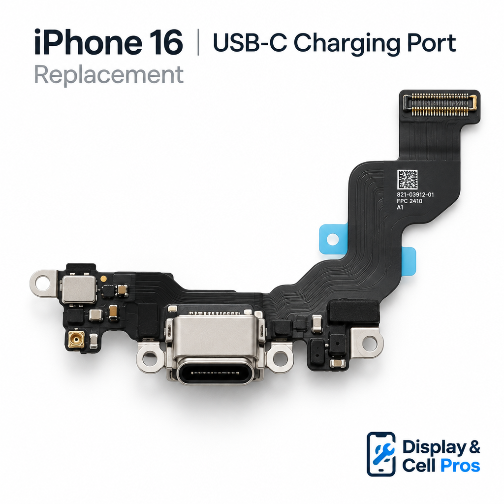 USB-C Charging Port Replacement for iPhone 16